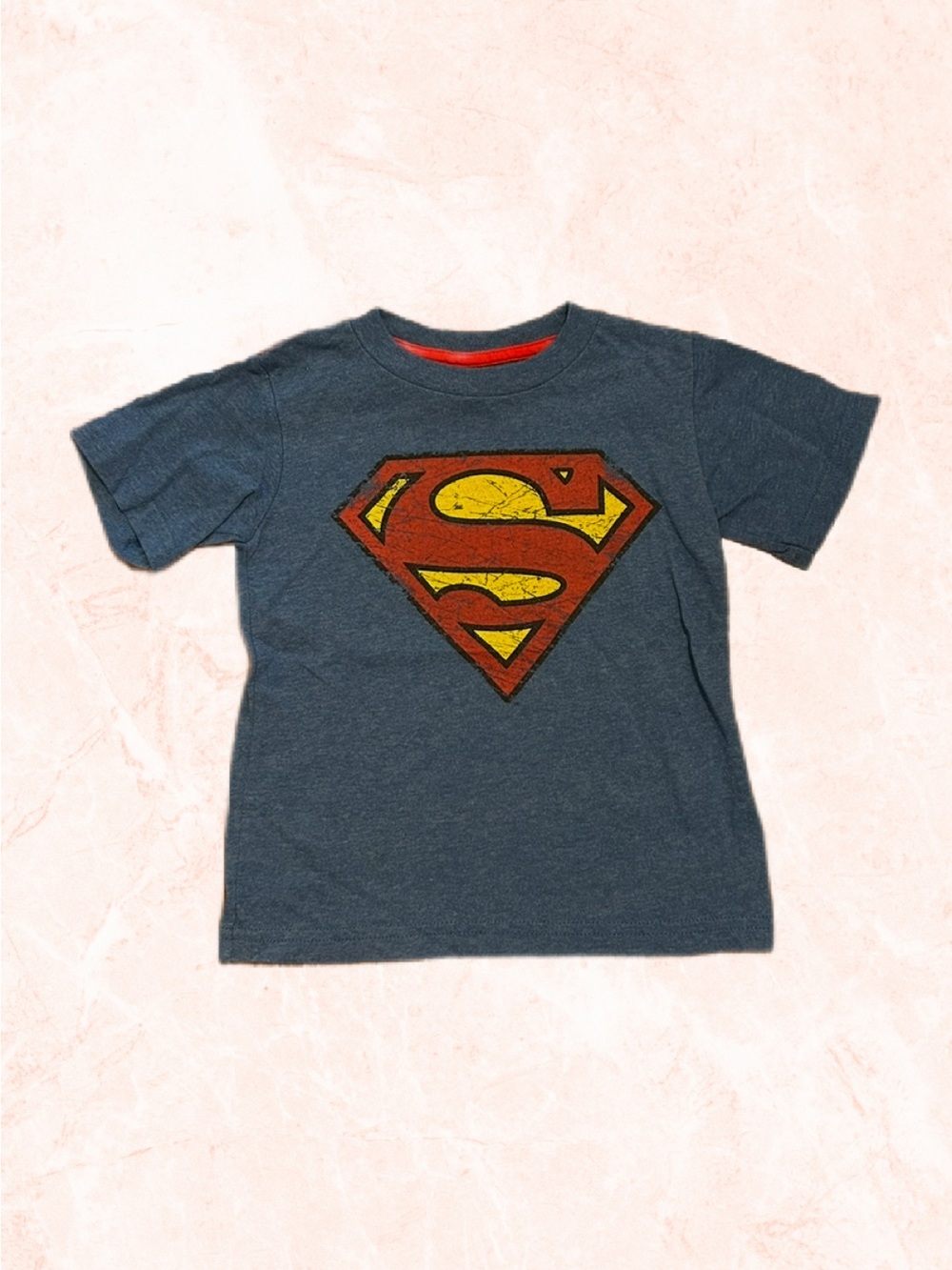 Superman Toddler T Shirt 3T Blue Graphic Tee DC Comics Kids Boys Girls Unisex